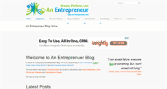Desktop Screenshot of an-entrepreneur.com